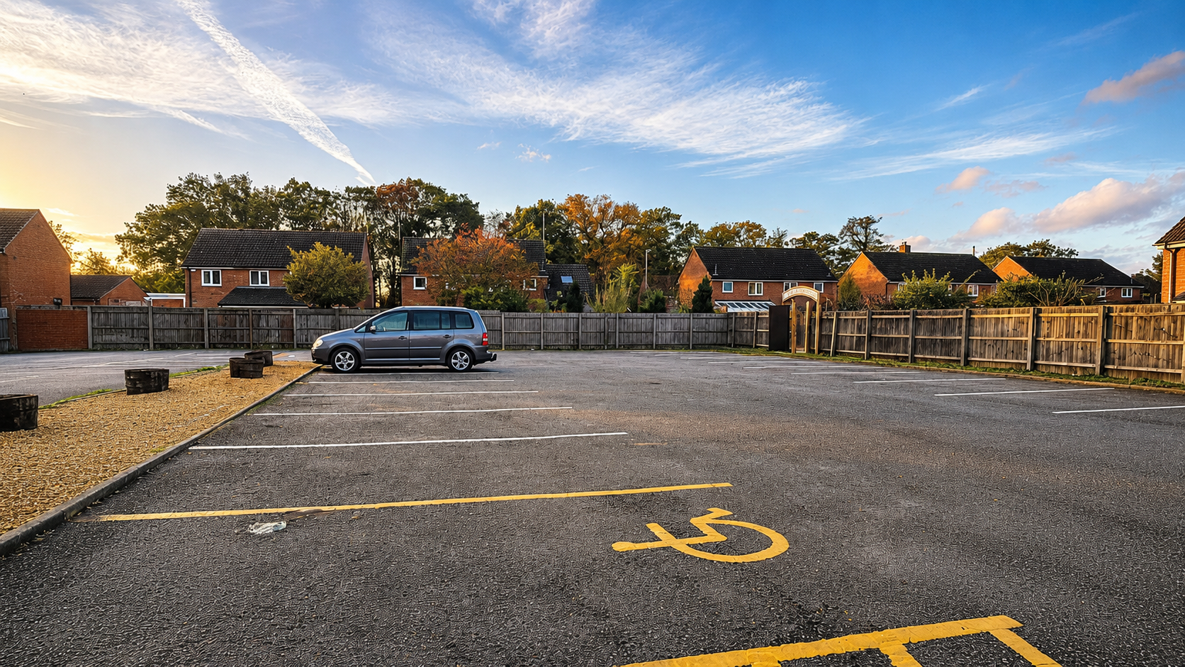 Free on-site car park with accessible parking bays at The Queen Elizabeth
